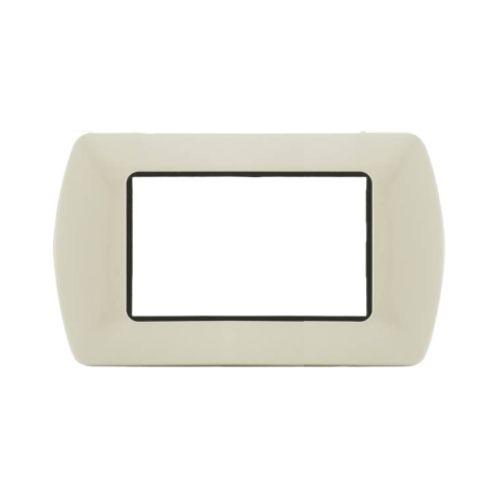 Placca Metallo T1 4P Panna MAPAM 8804-28