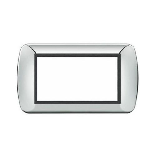 Placca Metallo T1 4P Cromo MAPAM 8804-04