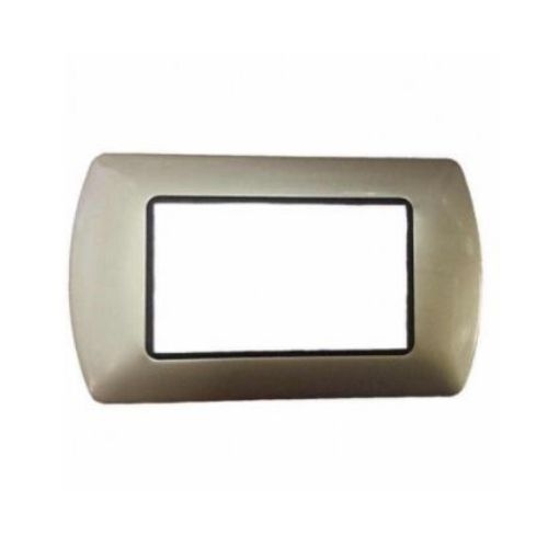 Placca Metallo T1 4P Champagne MAPAM 8804-08