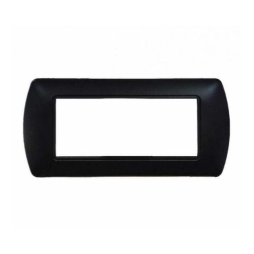 Placca Metallo T1 7P Nero MAPAM 8807-02