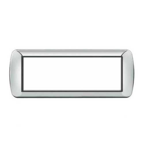 Placca Metallo T1 7P Cromo MAPAM 8807-04