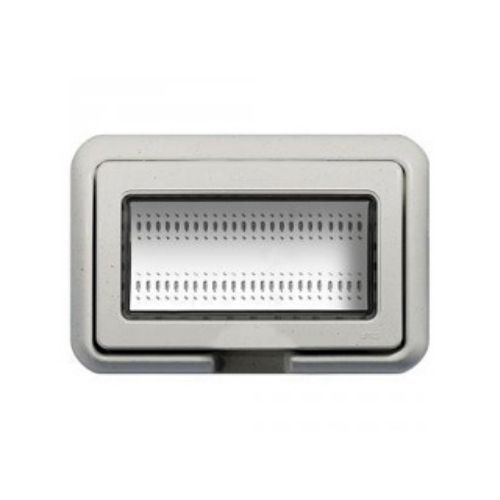 Placca Idrobox Ip55 T1 4P Bianco MAPAM S8004B