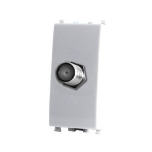 Presa Satellitare T2-Gem 1P Bianco MAPAM 625B Compatibile VIMAR PLANA