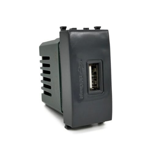 Presa Usb (5V=2A 265V) T2 Nero MAPAM 629N