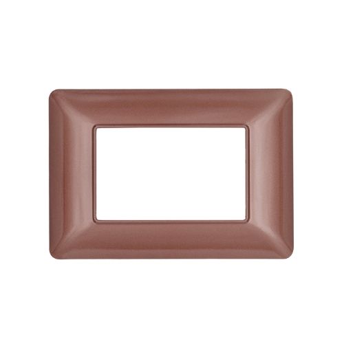 Placca Tecnopolimero T3-Joy 3P Bronzo MAPAM M8003-09 Compatibile Bticino Matix