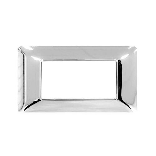 Placca Tecnopolimero T3 4P Cromo MAPAM M8004-04