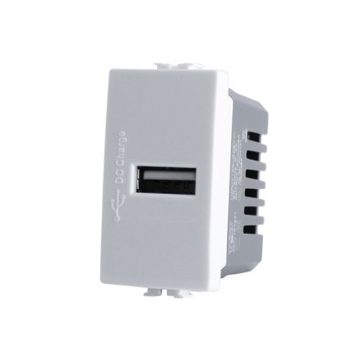 Presa Usb (5V=2A 265V) T3-Joy Bianco MAPAM 529B Compatibile Bticino Matix