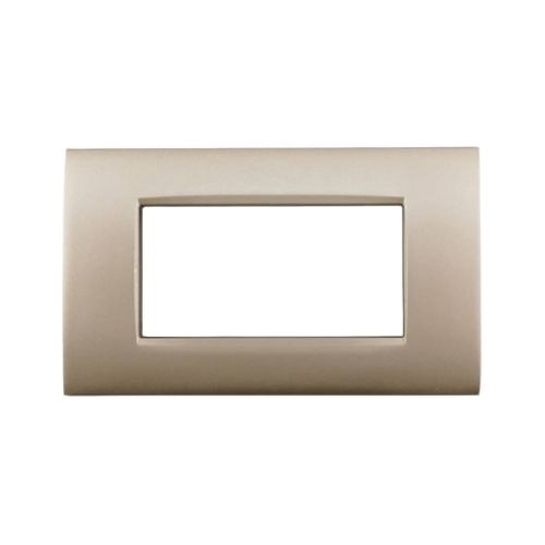 Placca Metallo T4 4P Champagne MAPAM CBM7004-6