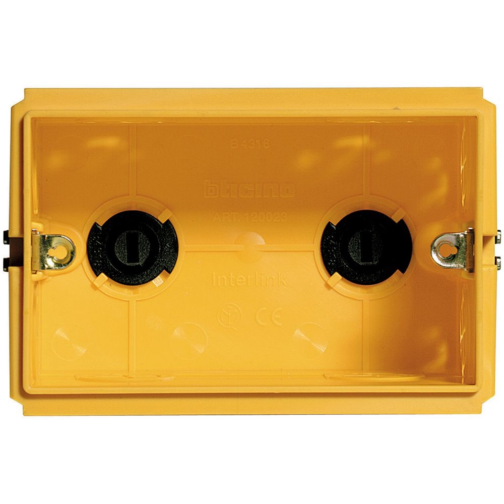 Scatola Per Installazione Frutti In Canali E Colonne Interlink BTICINO 120023