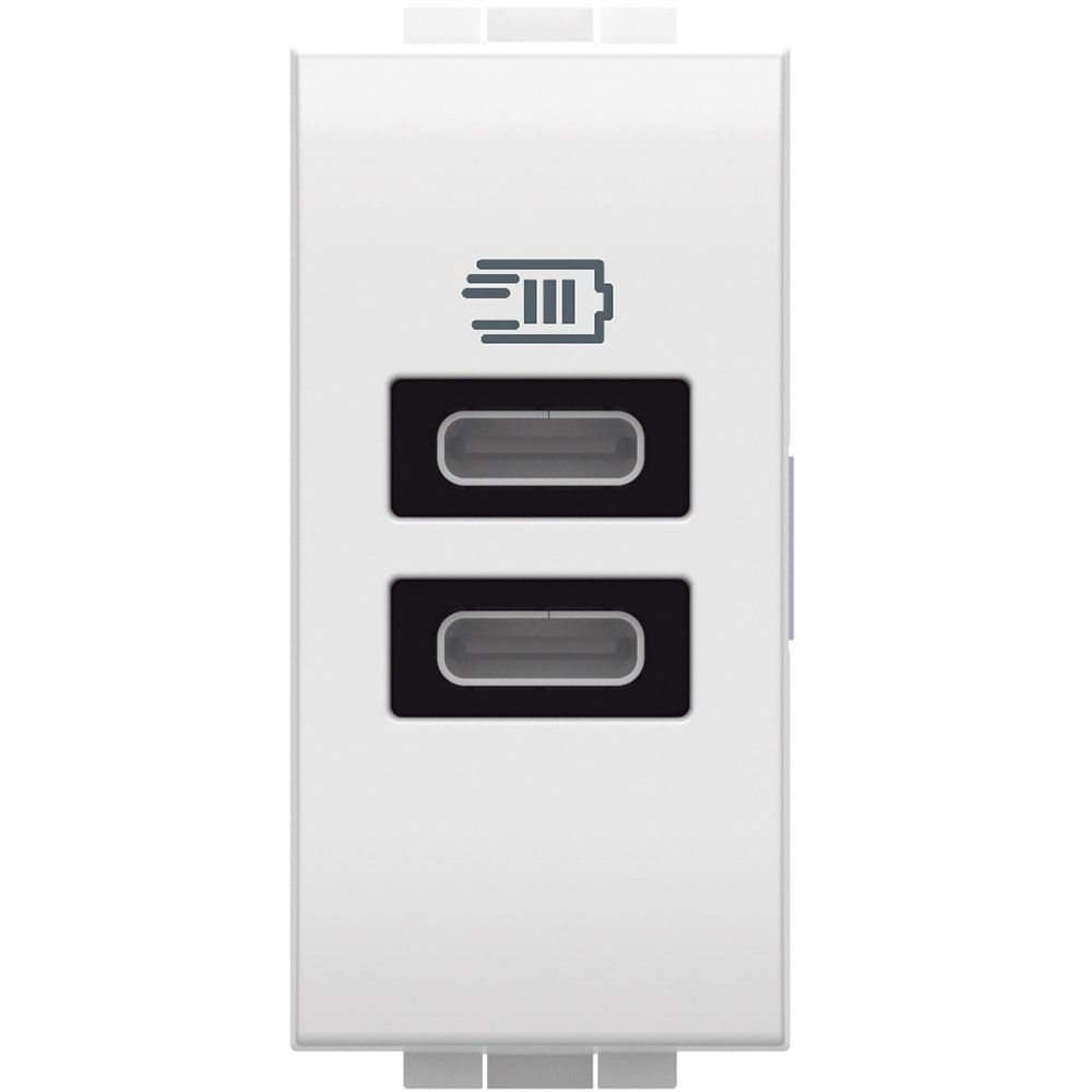 Caricatore Usb Tipo C Con Tensione 5 Vdc BTICINO N4191CC