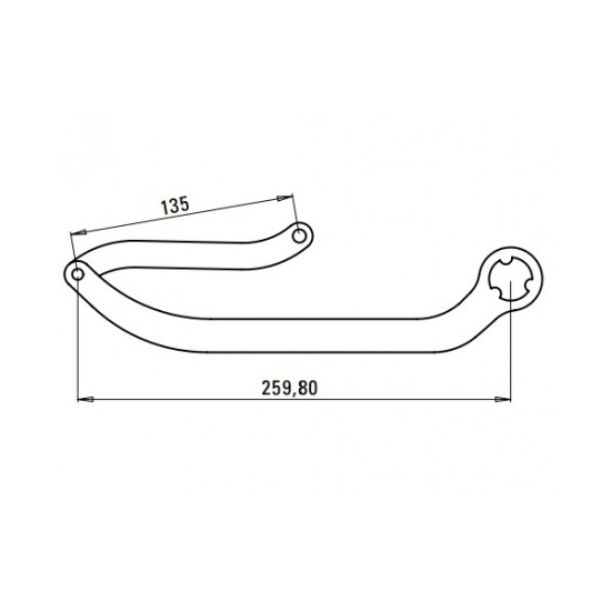 Coppia Di Bracci Night e Day Tipo Nd8 Marrone FAAC 1057403