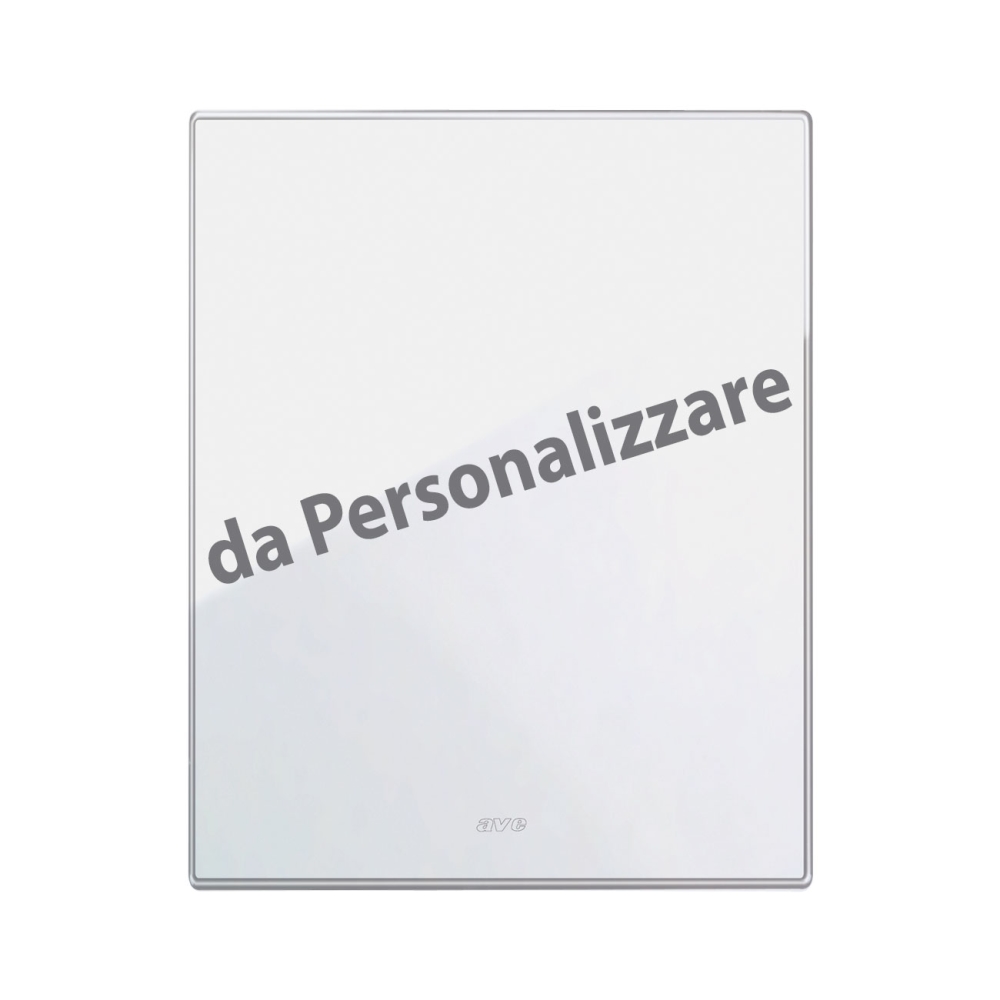 Placca Veratouch Pers. Bianco 3+3M AVE 44PVTC33BL/XX