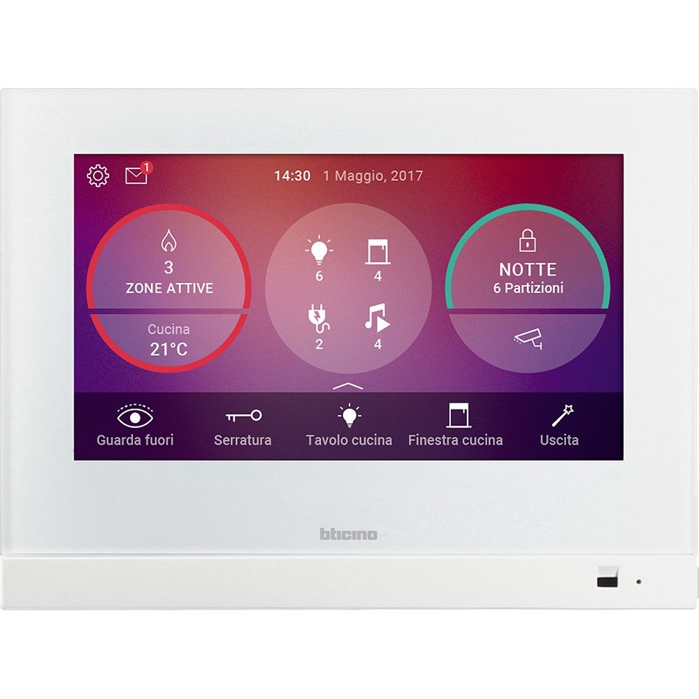Hometouch - Touch Screen Per Gestione Funzioni Myhome. BTICINO 3488W