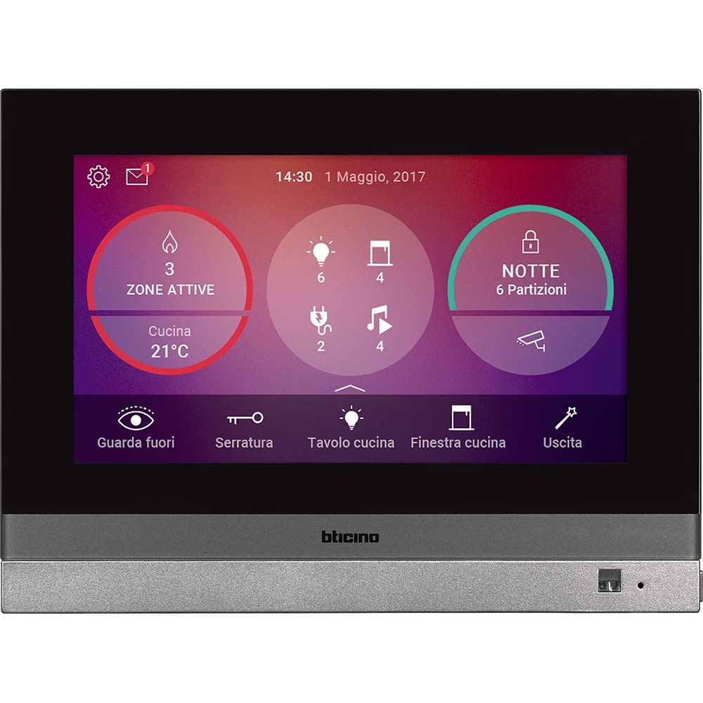 Hometouch - Touch Screen Per Gestione Funzioni Myhome BTICINO 3488