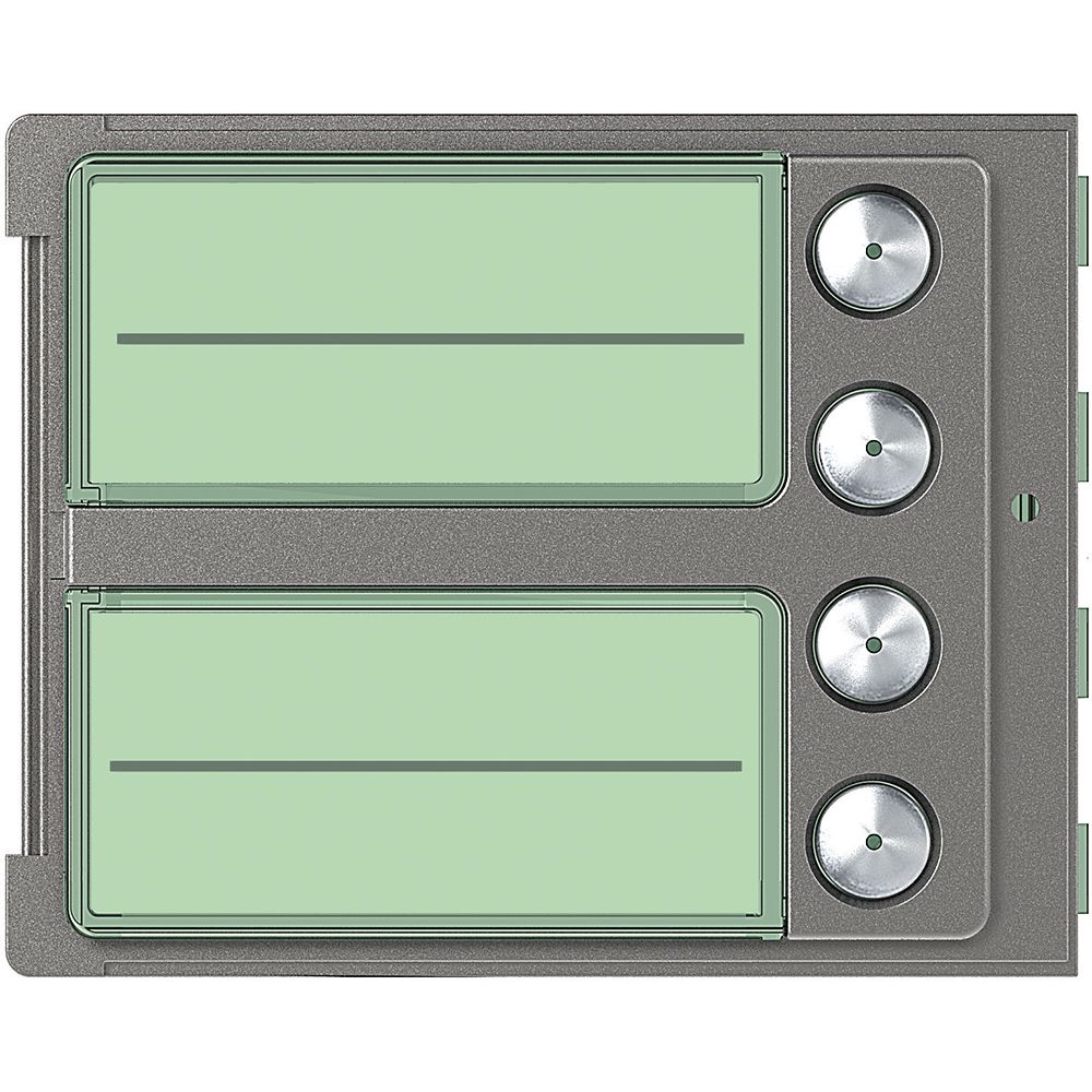 Frontale 4 Pulsanti Su Colonna Singola Finitura Robur BTICINO 352045