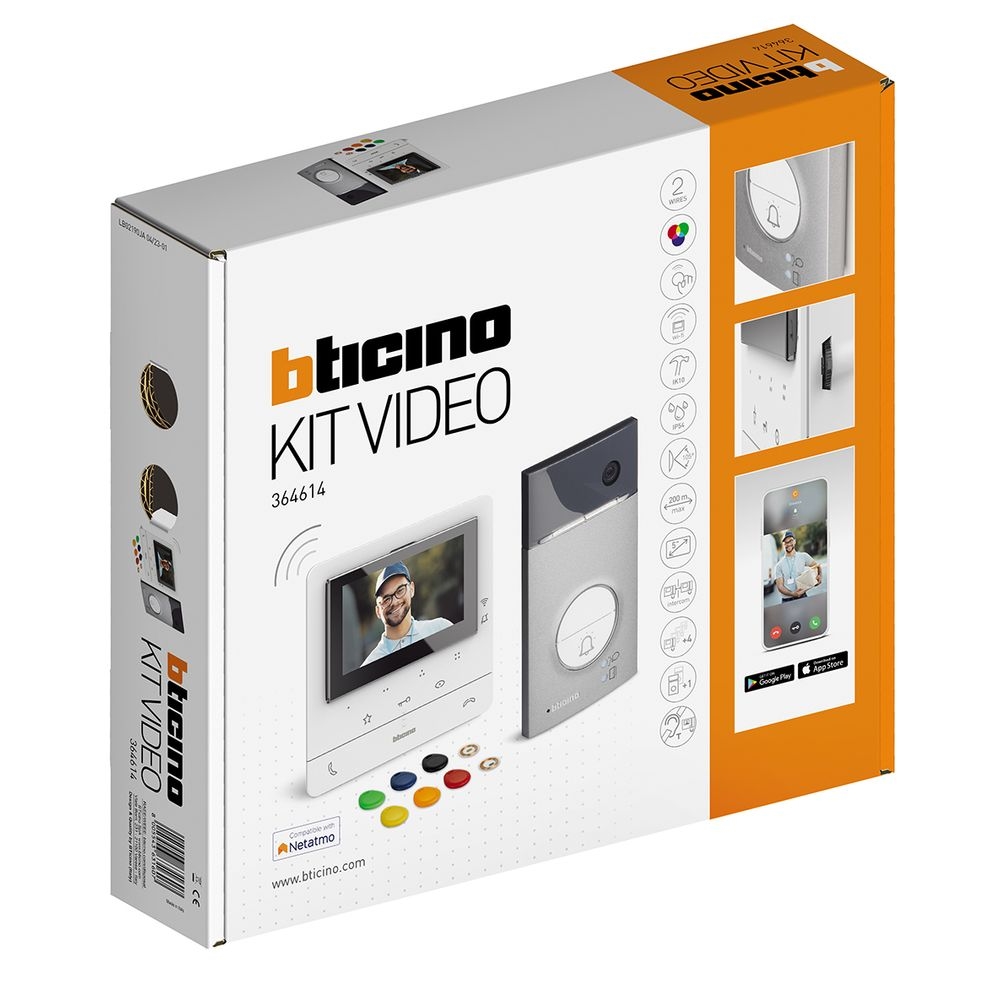 Kit Video Vivavoce Monofamiliare Linea 3000, Classe 100X BTICINO 364614