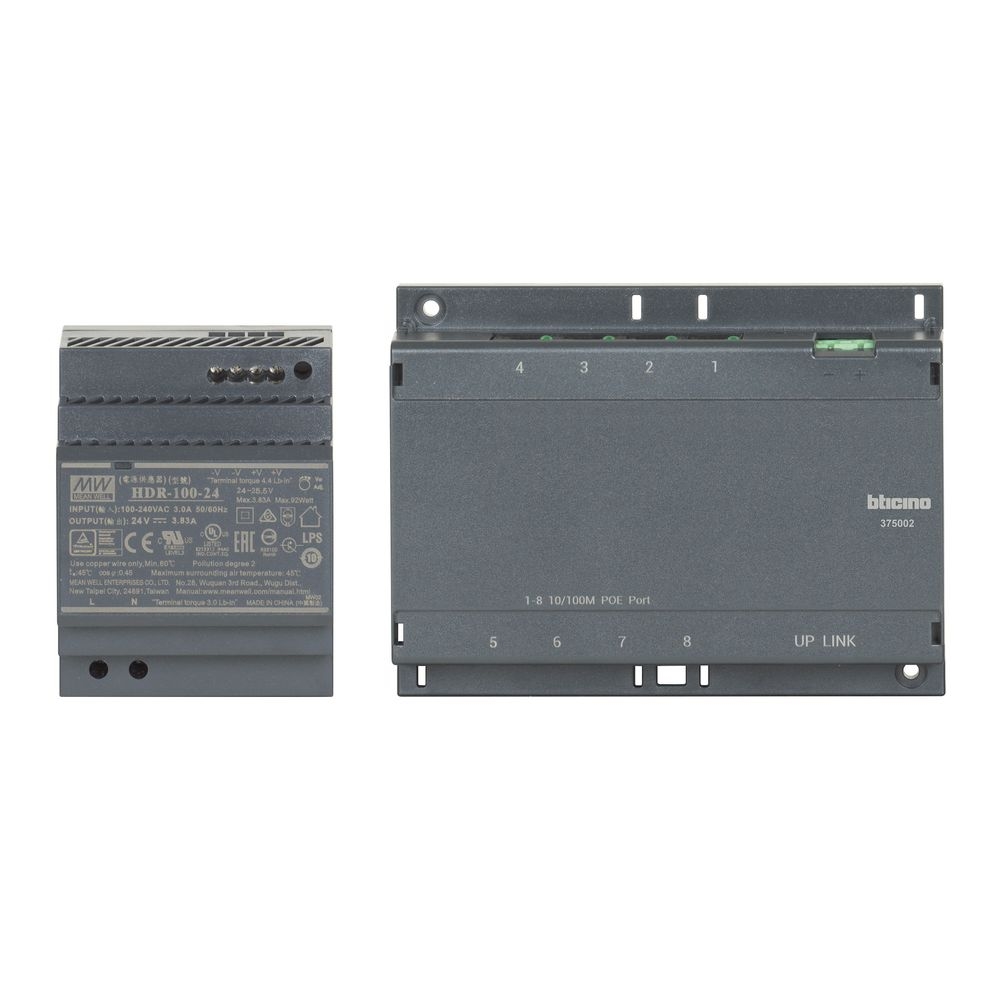 Switch Poe (Power Over Ethernet) Ip BTICINO 375002