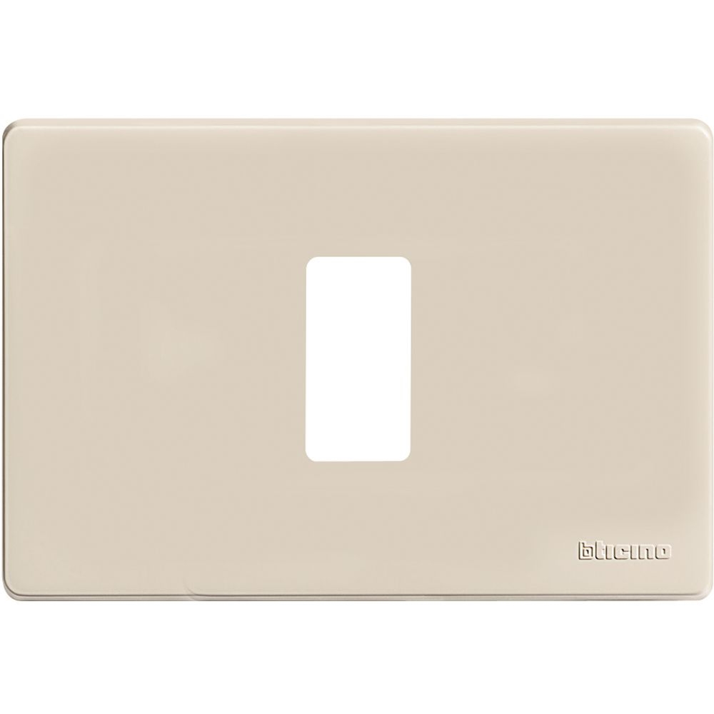 Placca Magic 1 Modulo Per Scatola Tonda E Rettangolare BTICINO 503/1/R