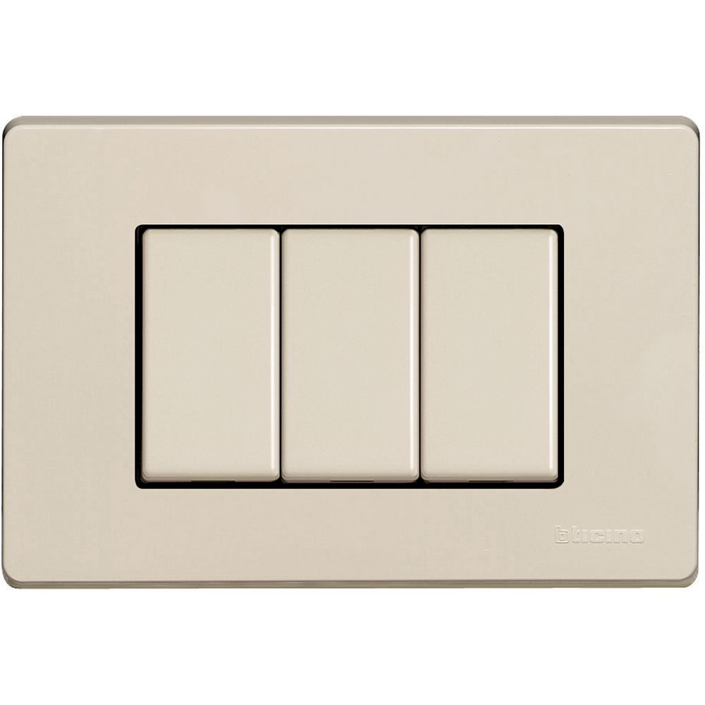 Placca Magic 3 Moduli BTICINO 503/3A/R