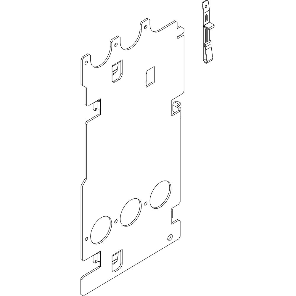 Supporto Per M4 630 Fissi Verticali BTICINO 9004S