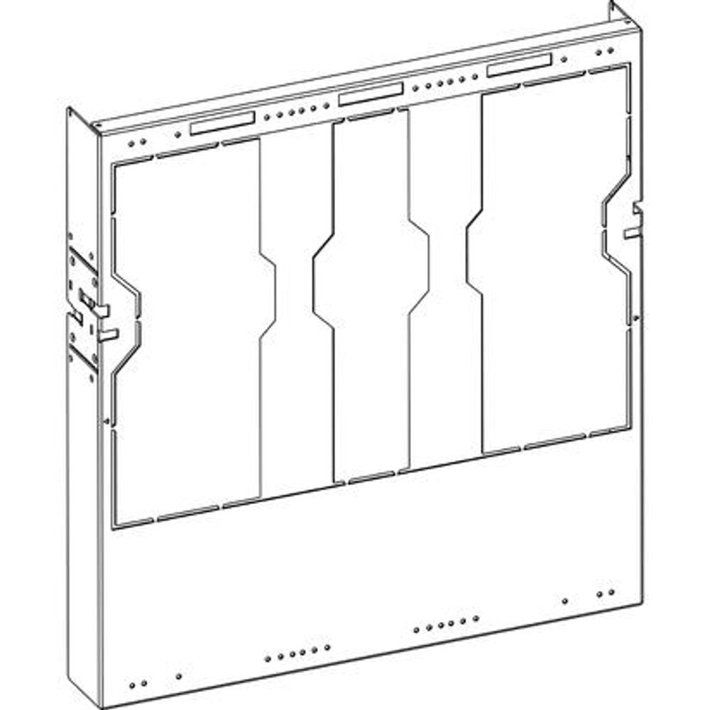 Telaio Per M4 630 E Differenziali Rimovibili Verticali BTICINO 9060TR/TN