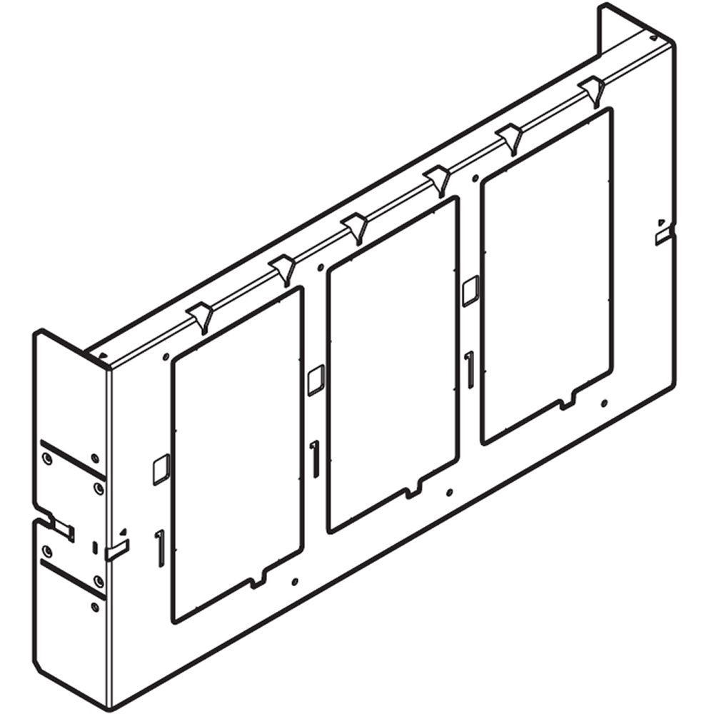 Telaio Scorrevole Per Interruttori M1 160 Ed M2 250 BTICINO 9061TBRME