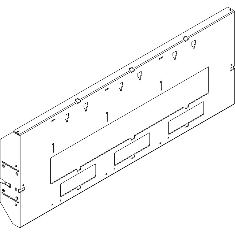 Telaio Per M160-250 E M4 630 E Differenziale Fissi Verticali BTICINO 9082T/TN
