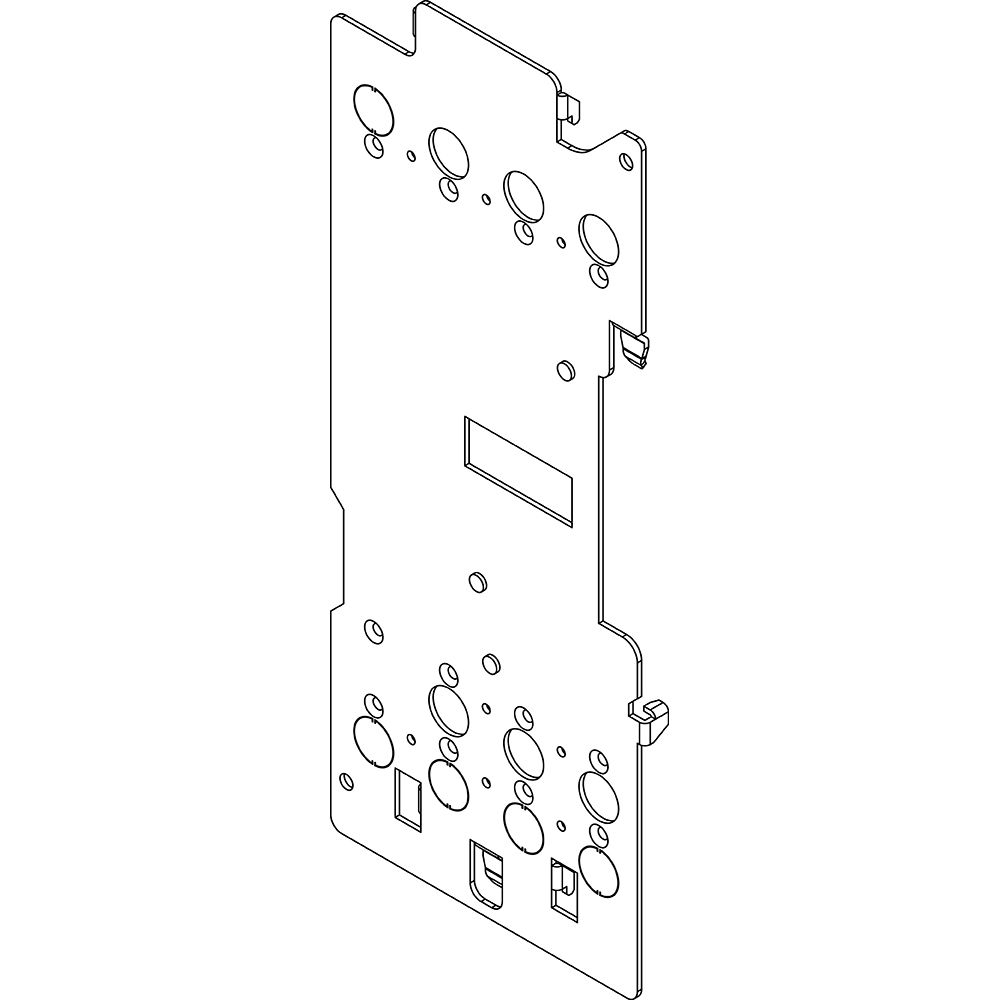 Piastra Per Telaio Scorrevole Per M2 250 Rimovibili BTICINO 9250SR