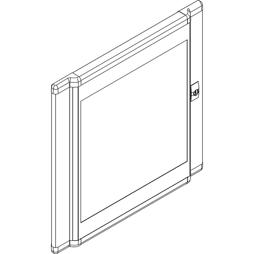 Porta In Vetro Bombato Per Quadri Ldx400, Ldx800 E Ldx-P BTICINO 93650VB
