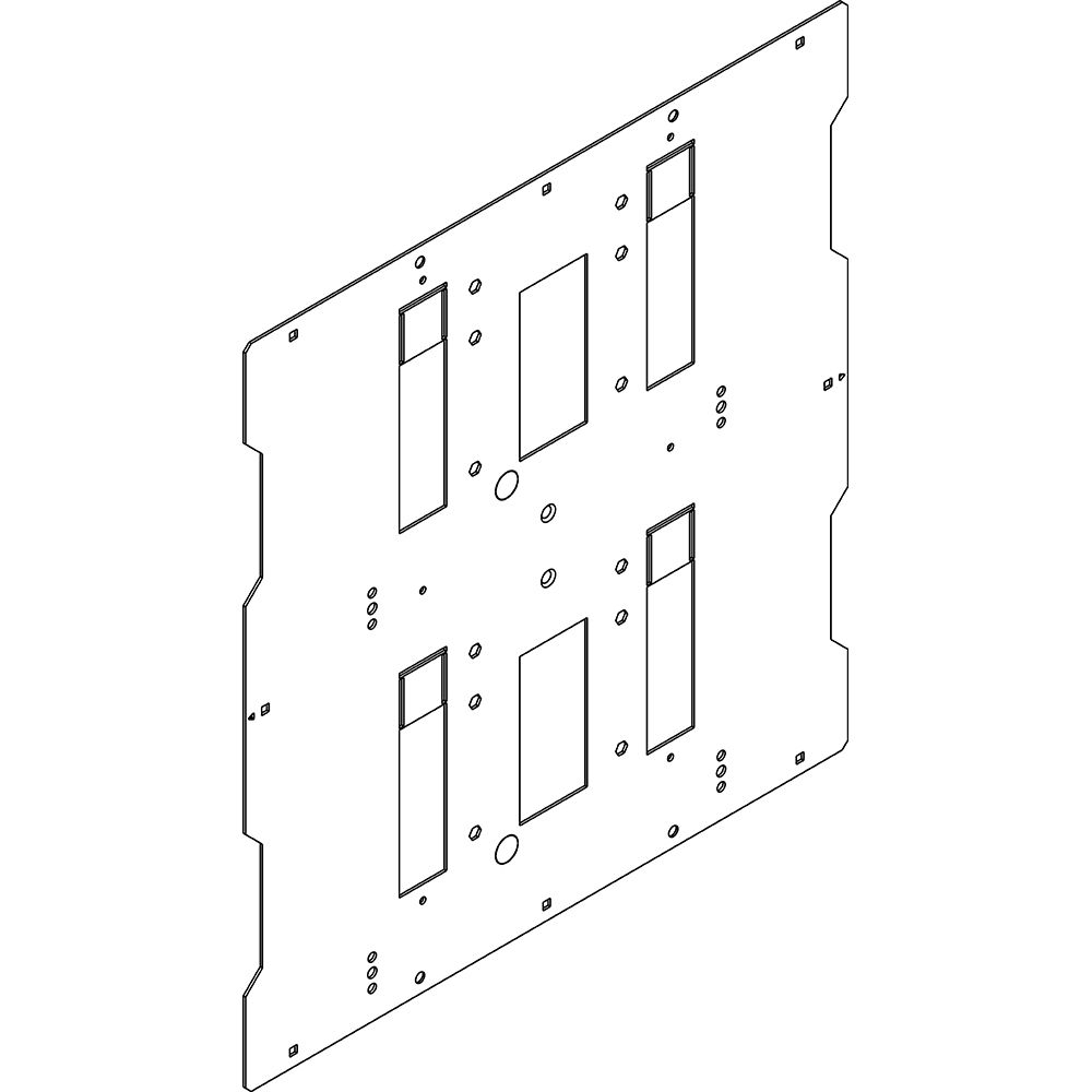 Piastra Per Installazione Di 2 M5 1600 BTICINO 9541P/04I