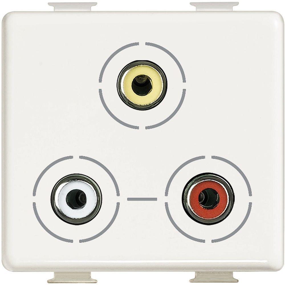 Presa Video - 3 Connettori Rca BTICINO AM4283