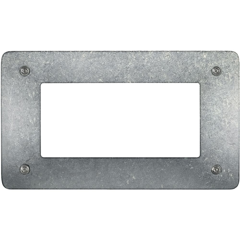Placca In Zama Verniciata 4 Moduli Antirimozione BTICINO AM4804NAR