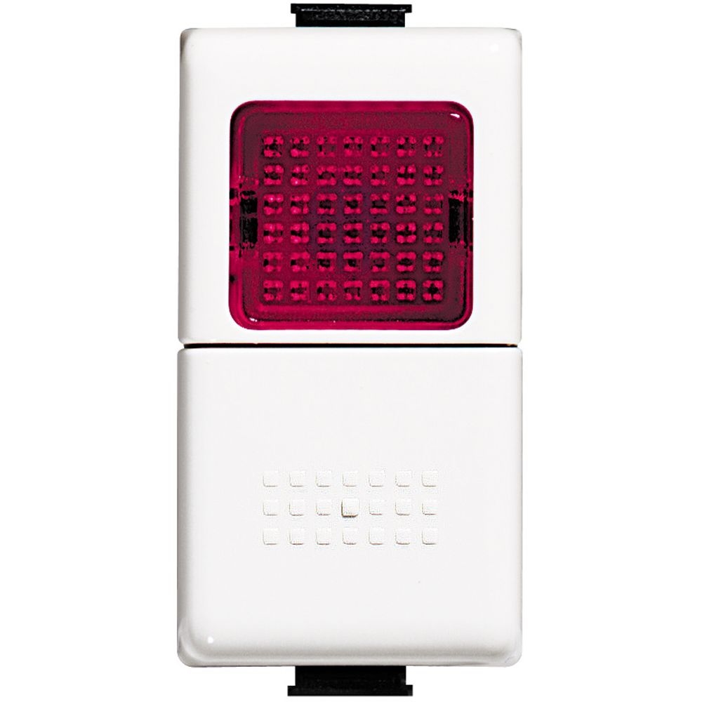 Pulsante E Portalampada Di Segnalazione 24V 1,5W Rosso BTICINO AM5057R