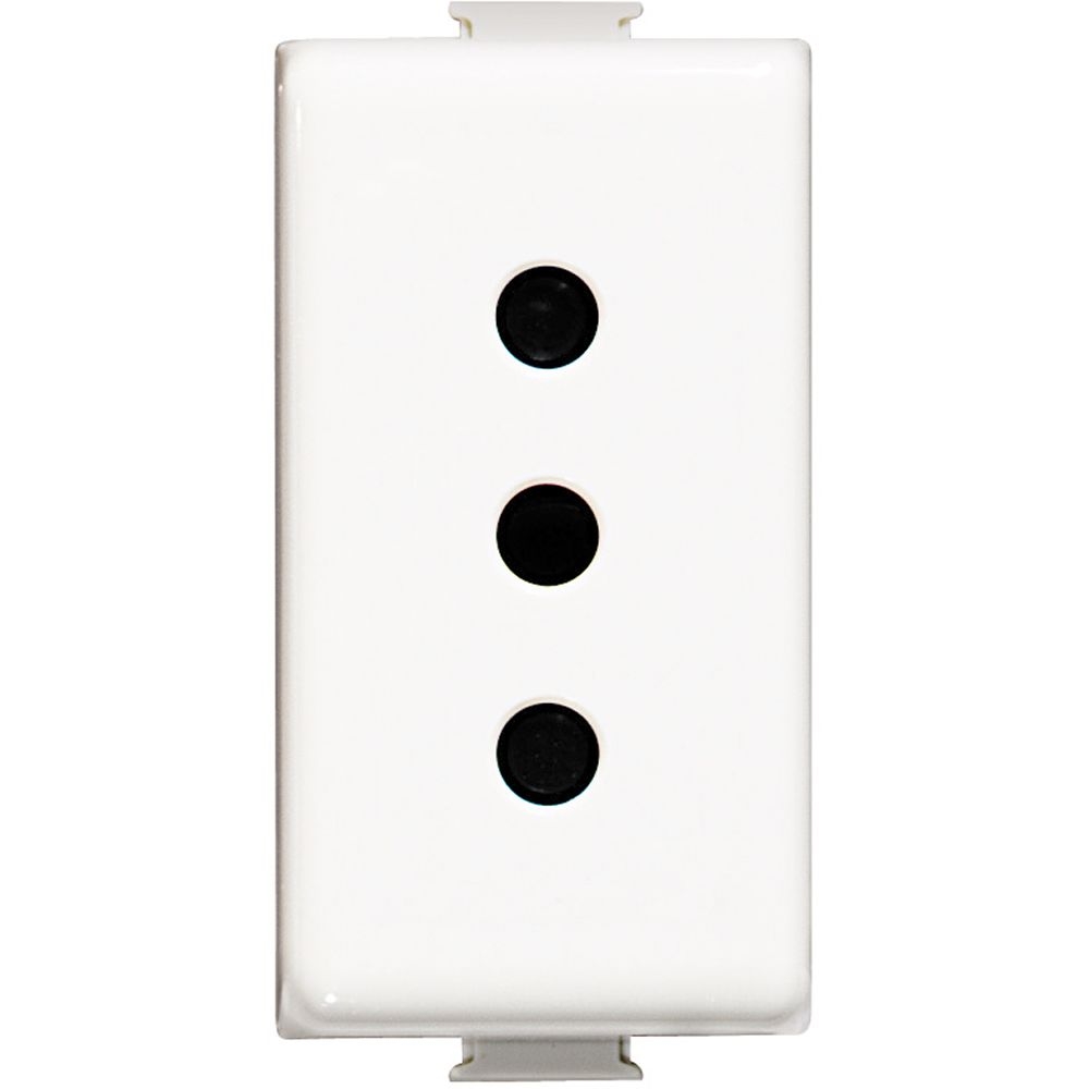 Presa Standard Italiano 250Vac 2P+T 10A BTICINO AM5113
