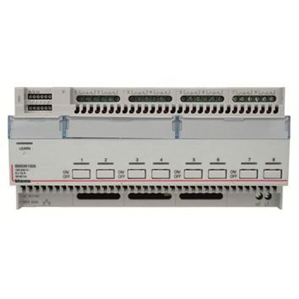 Attuatore On/Off Bus-Scs, Tecnologia "Zero Crossing" 8 Uscite. BTICINO BMSW1005