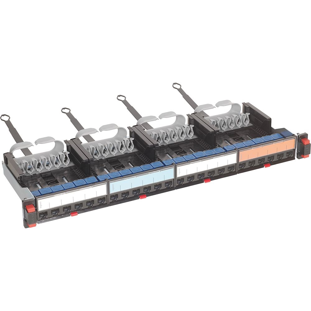Pannello Di Permutazione Con 24 Connettori Rj 45 Cat 6 Utp BTICINO C9024C6U