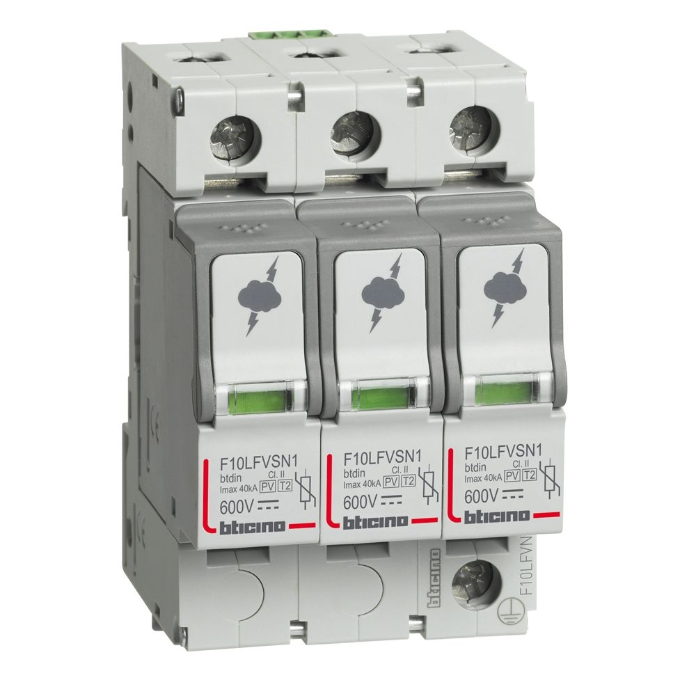 Limitatore Di Sovratensione (Spd) Per Fotovoltaico Vn= 600Vdc BTICINO F10LFVN1