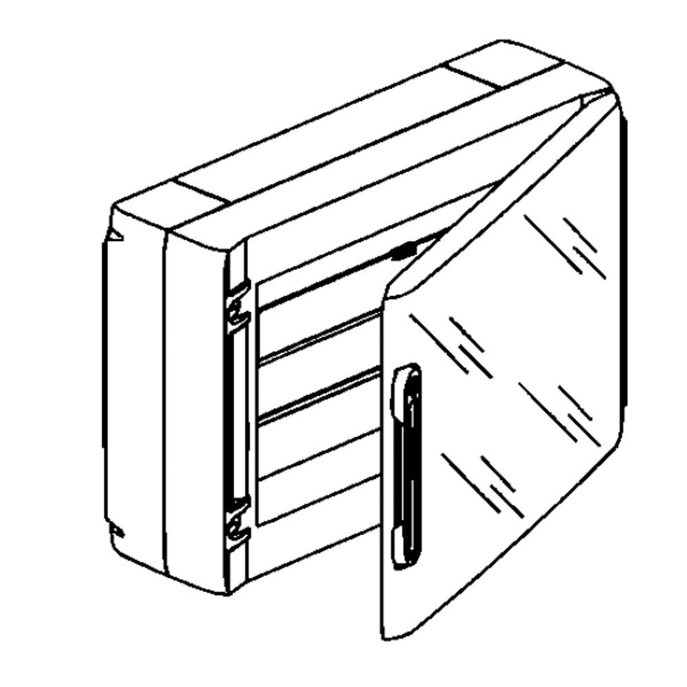 Centralino Da Parete Linea Wall - 18 Moduli Din BTICINO F305PT18
