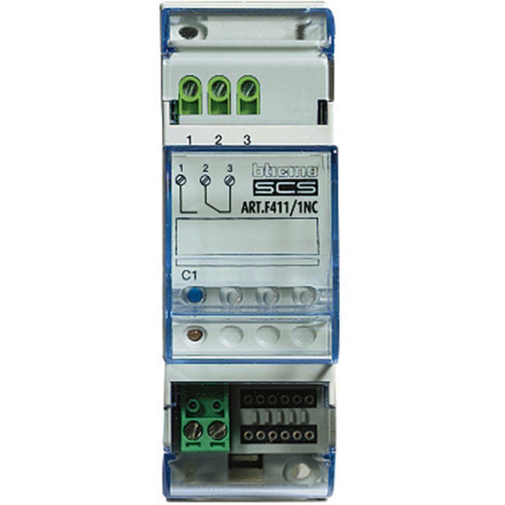 Attuatore Con 1 Relè Nc A Due Vie BTICINO F411/1NC