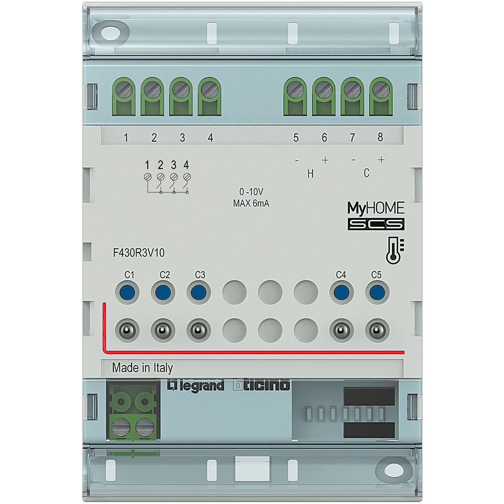 Attuatore Con 3 Relè Indipendenti BTICINO F430R3V10