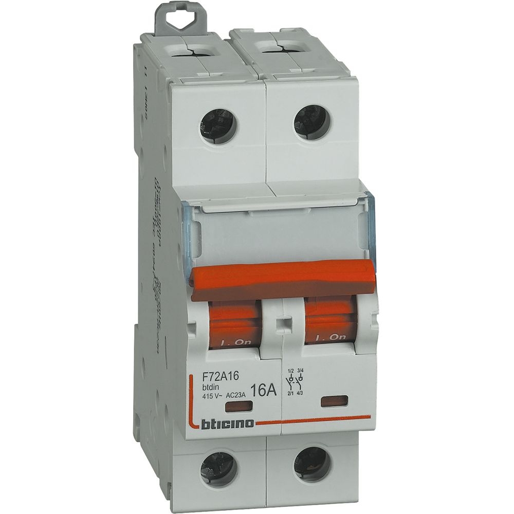 Sezionatore Modulare Accessoriabile In=16A - 2P BTICINO F72A16