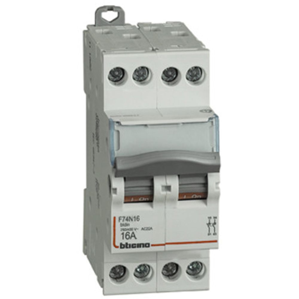Sezionatore Modulare - In=16A - 3P - 2 Moduli BTICINO F73N16