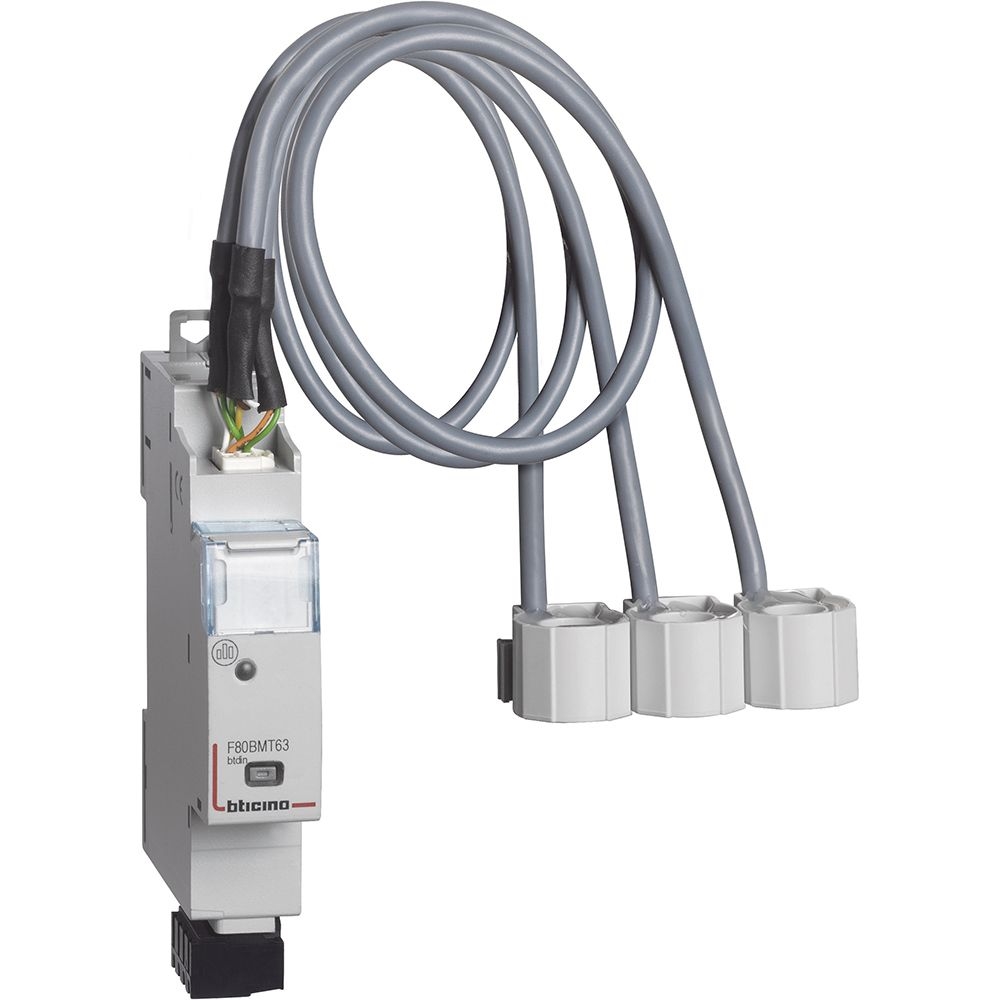 Modulo Ems Di Misura Multifunzione Con Bobine Rogowski BTICINO F80BMT63