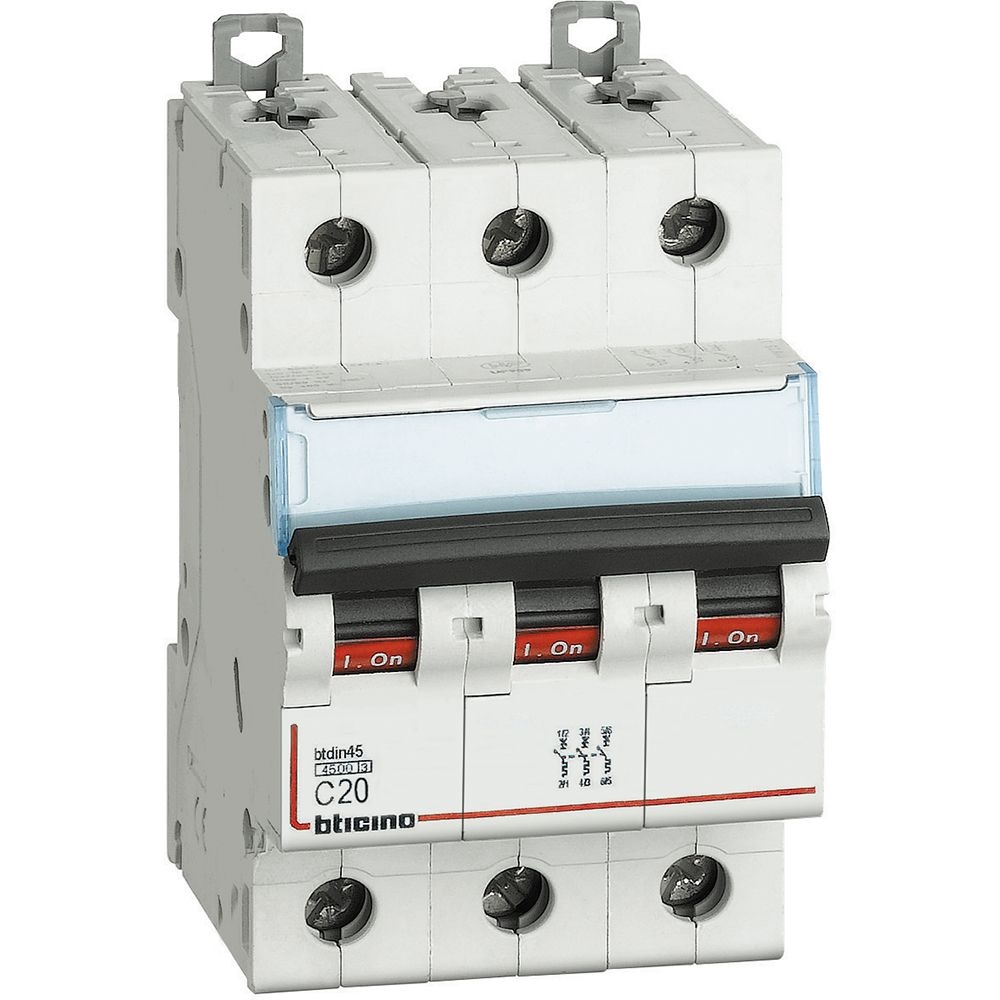 Interruttore Magnetotermico Modulare Btdin45 3P BTICINO FA83C20