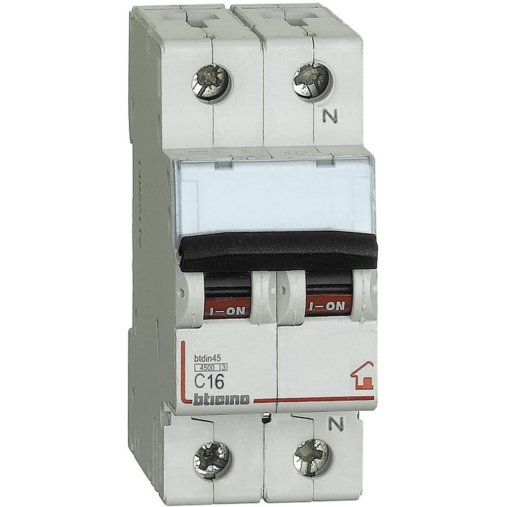 Interruttore Magnetotermico Modulare Btdin-Rs 1P+N BTICINO FC810NC16