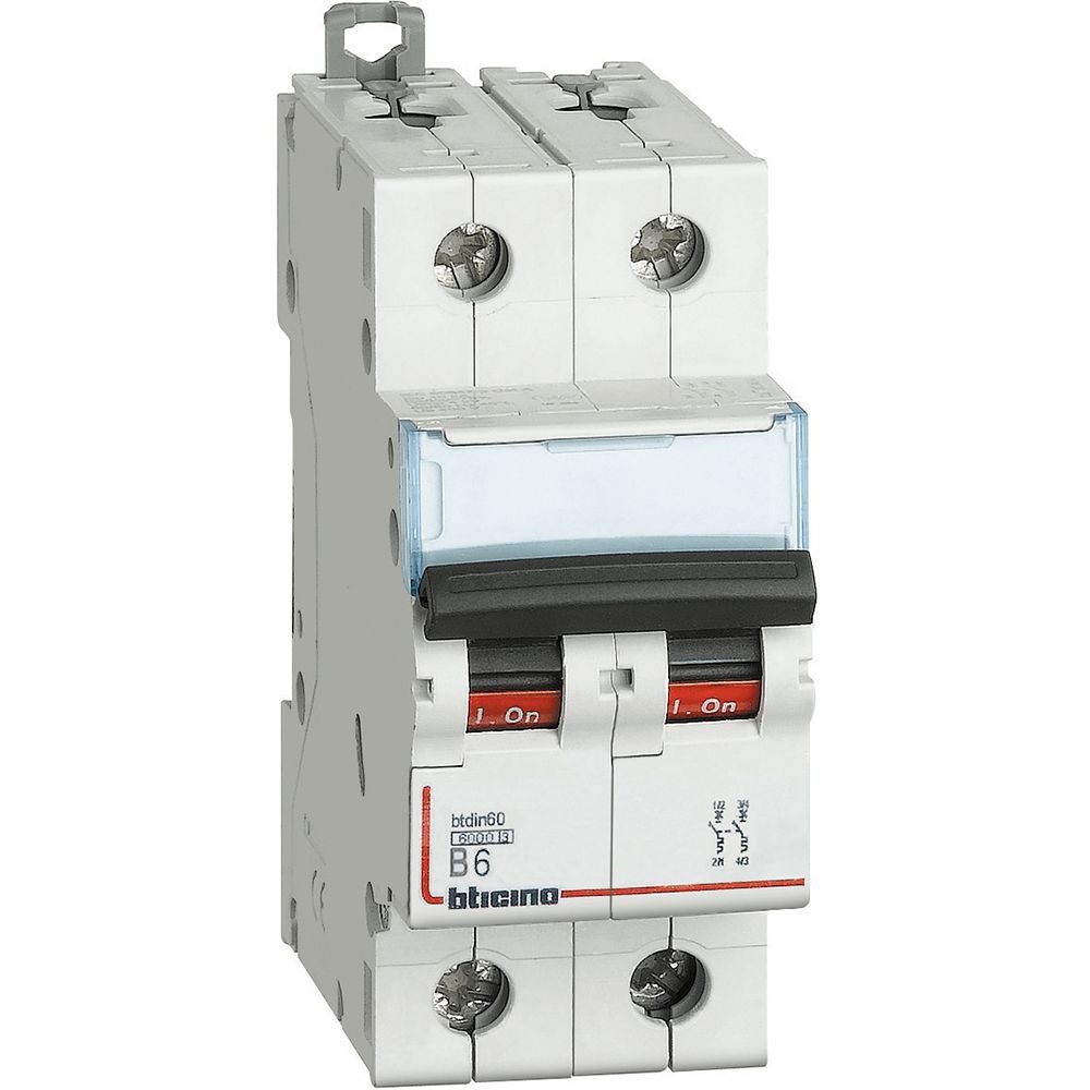 Interruttore Magnetotermico Modulare Btdin60 2P BTICINO FN82B6