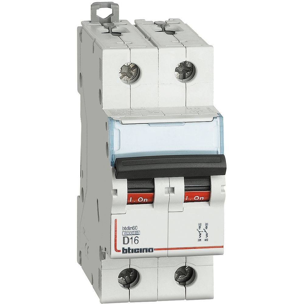 Interruttore Magnetotermico Modulare Btdin60 2P BTICINO FN82D16