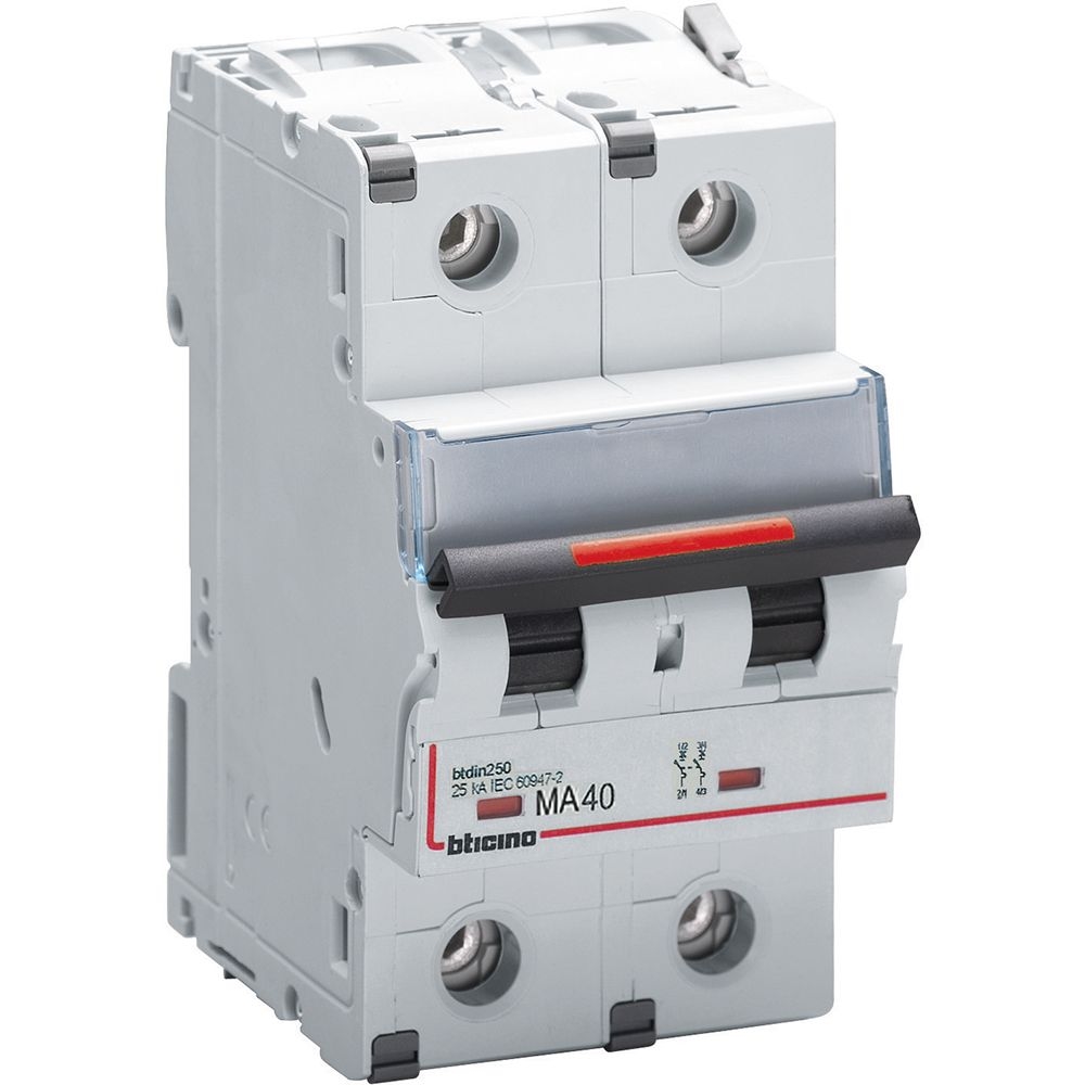 Interruttore Solo Magnetico Modulare Btdin250 2P In= 500A BTICINO FV82SM500