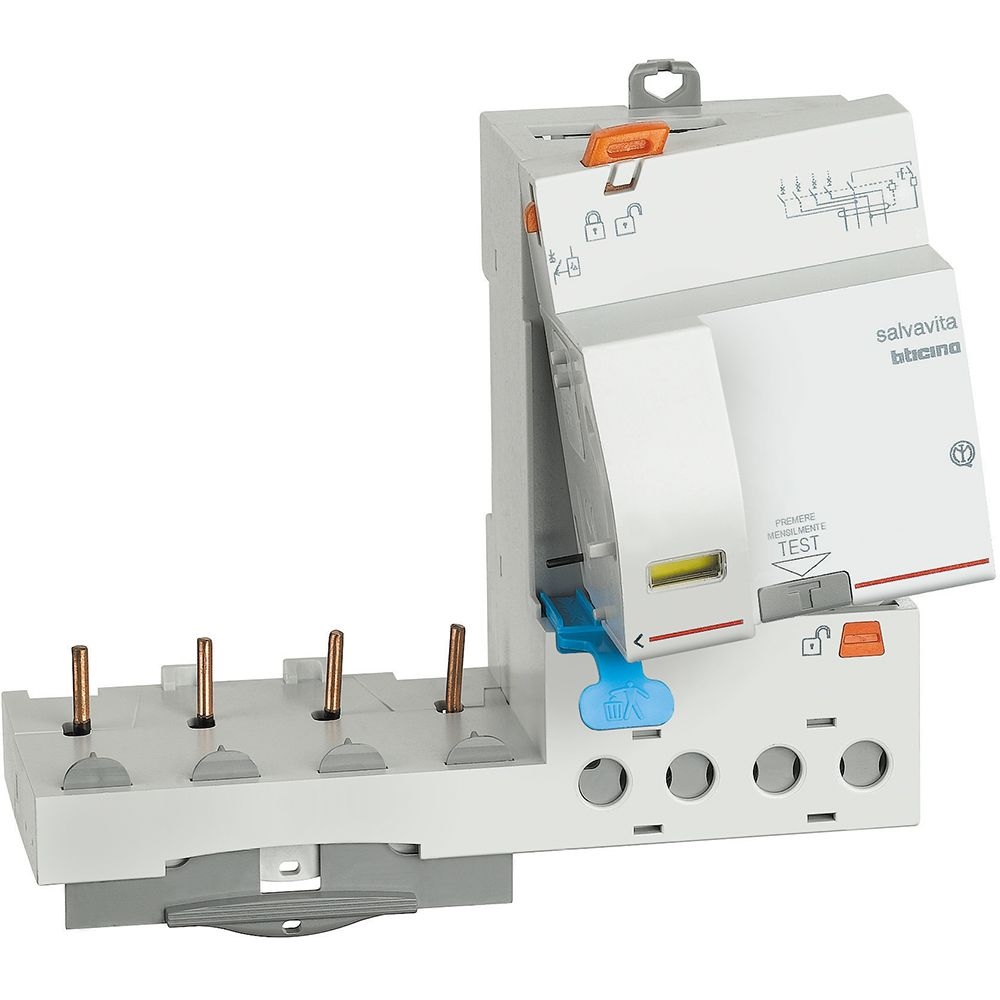 Modulo Differenziale Salvavita 4P - Tipo Ac - In= 63A BTICINO G43AC63