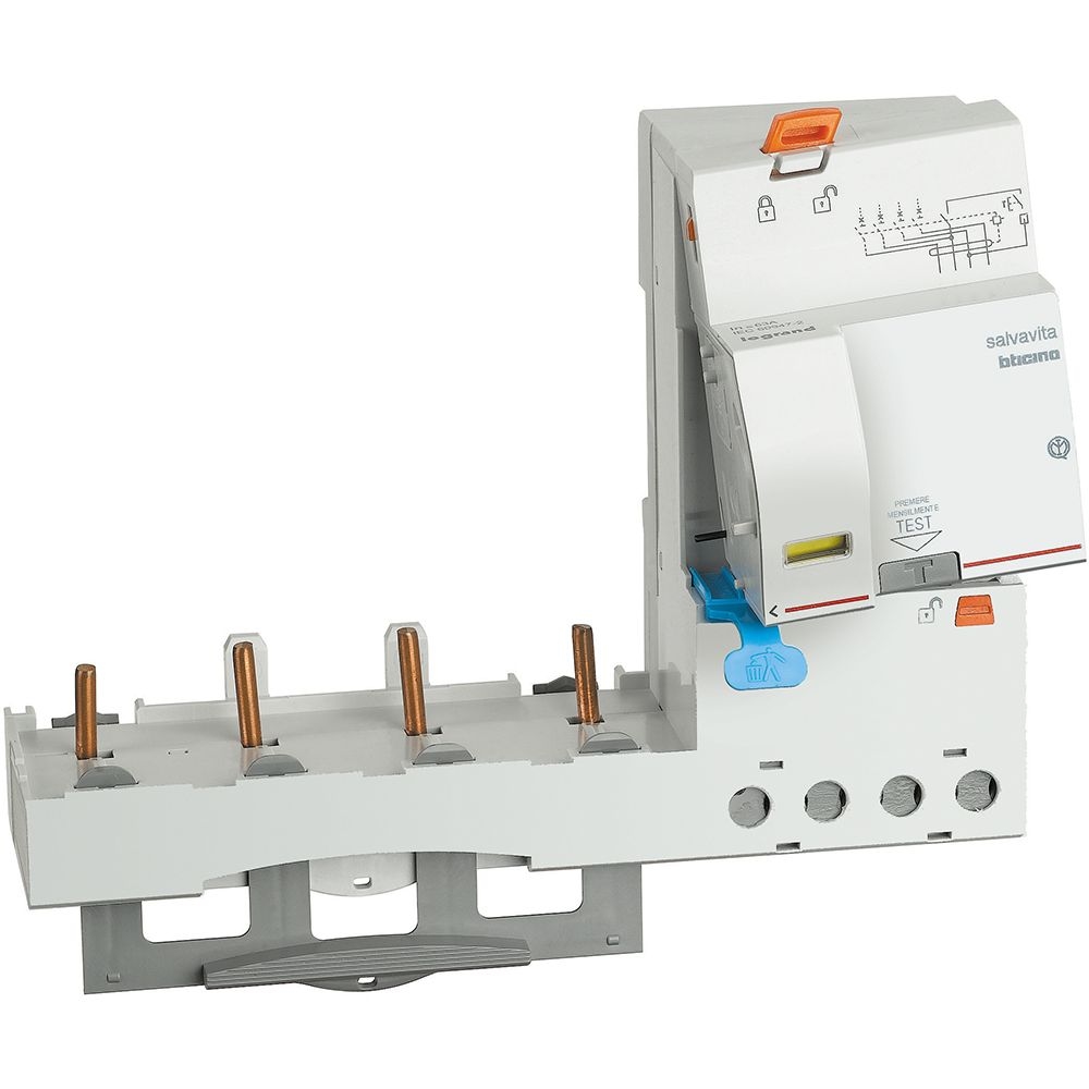 Modulo Differenziale Salvavita 4P - Tipo A - In= 63A BTICINO G44XA63